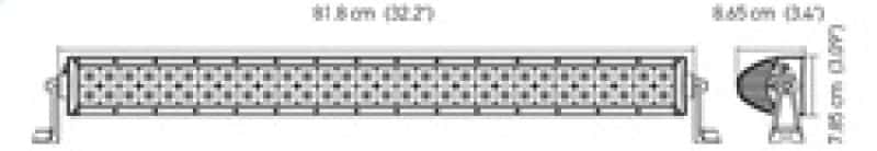 Hella — Hella Value Fit Sport 32in - 180W LED Light Bar - Dual Row Combo Beam - view 5