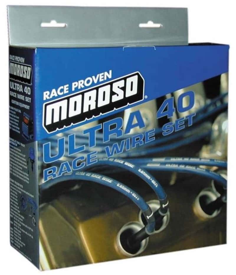 Moroso — Moroso Chevrolet Big Block Ignition Wire Set - Ultra 40 - Unsleeved - Non-HEI - Over Valve - Blue - view 2
