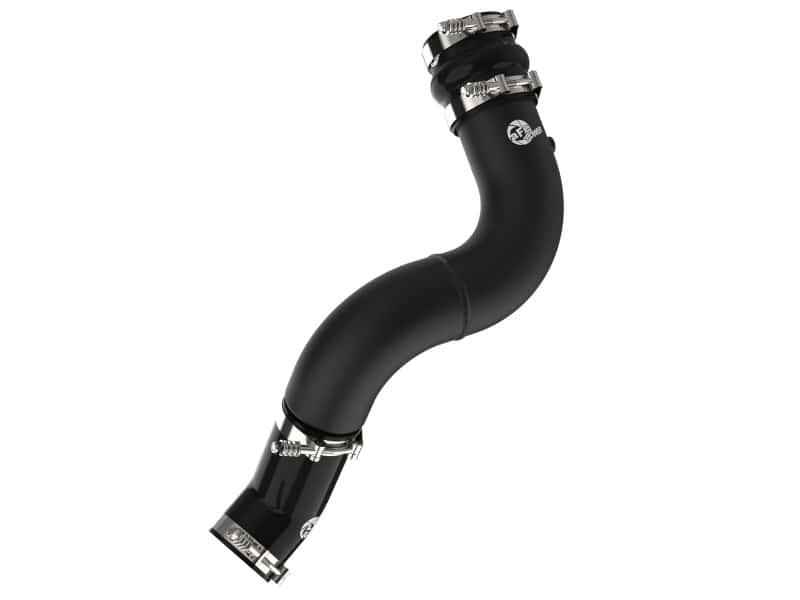aFe — aFe 19-23 RAM Diesel L6-6.7L BladeRunner 3.5 IN Aluminum Cold Charge Pipe - Black
Cold Charge Pipe - view 1