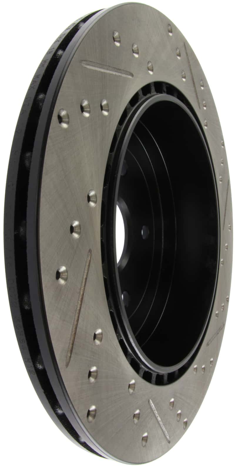 Stoptech — StopTech 08+ Subaru STI (Will Not Fit 05-07) Slotted & Drilled Sport Brake Rotor
StopTech Slotted & Drilled Sport Brake Rotor
Disc Brake Rotor
Slot/Drill Rotor - view 2