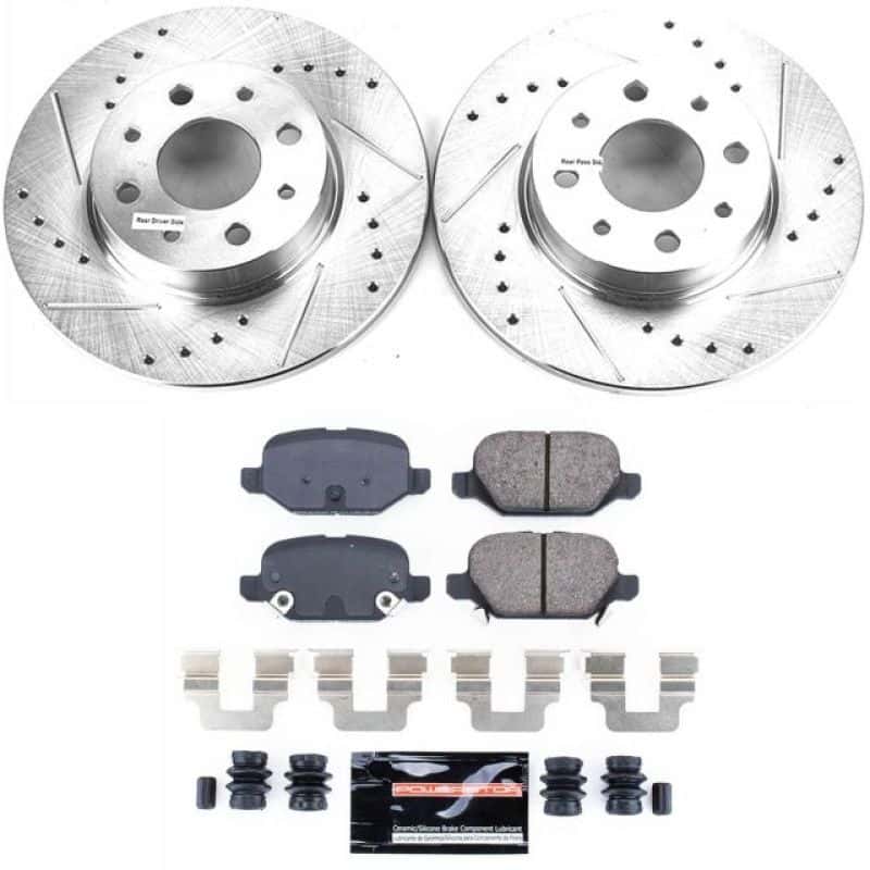 PowerStop — Power Stop 13-18 Fiat 500 Rear Z23 Evolution Sport Brake Kit - view 1