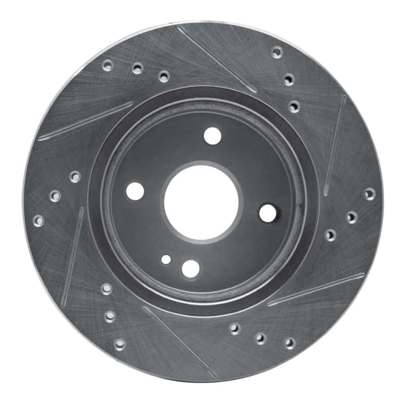 R1 Concepts — R1 11-15 Mazda 2 (Mexico) Front Left Drilled & Slotted Silver Brake Rotor
R1 Brake Rotor Drill - view 5
