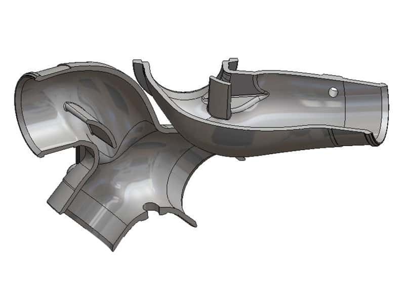 aFe — aFe Bladerunner Manifolds Intake MAN INT Ford Diesel Trucks 99.5-03 V8-7.3L (td)
Intake Manifold
TChrgrMnf - view 2