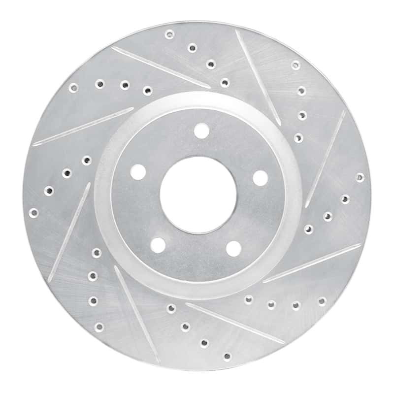 R1 Concepts — R1 07-17 Nissan Juke Front Right Drilled & Slotted Silver Brake Rotor
R1 Brake Rotor Drill - view 1