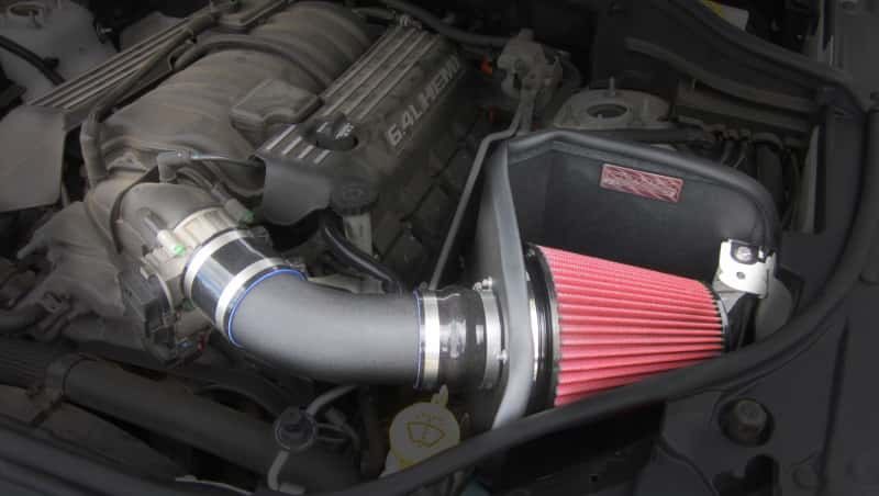 CORSA Performance — Corsa Apex 12-17 Jeep Grand Cherokee SRT8 6.4L DryTech Metal Intake System
Air Intake - view 2