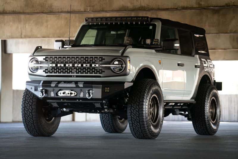 DV8 Offroad — DV8 Offroad 2021+ Ford Bronco Front Bumper Winch Capable w/ Optional Bull Bar/Aux Light Opening - view 13