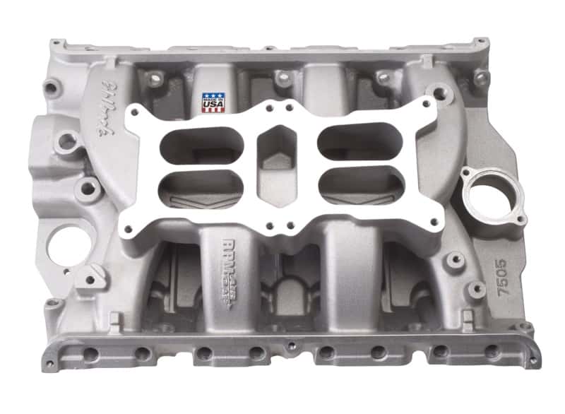 Edelbrock — Edelbrock Intake Manifold Ford Perf RPM Dual Quad Fe
MANIFOLD - view 1