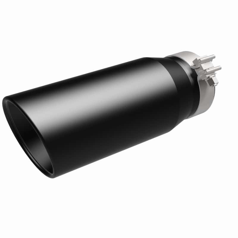 Magnaflow — MagnaFlow Tip Stainless Black Coated Single Double Round Single Outlet 5in Dia 4in Inlet 13in L
Stainless Steel
Exhaust Tip - view 5
