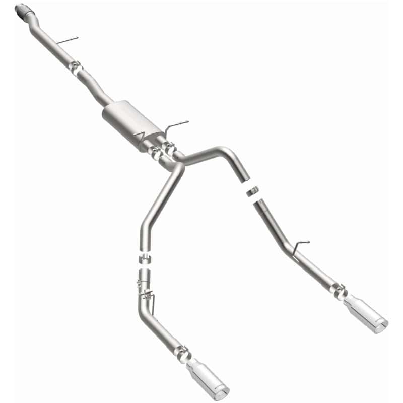 Magnaflow — Magnaflow 14 Chevy Silverado V8 5.3L CC/EC Cab Dual Split Rear Exit Stainless Cat Back Perf Exhaust
Cat-Back - view 6