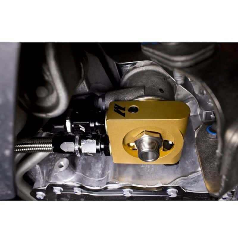 Mishimoto — Mishimoto 2016+ Chevrolet Camaro 2.0t Thermostatic Oil Cooler Kit Black - view 10