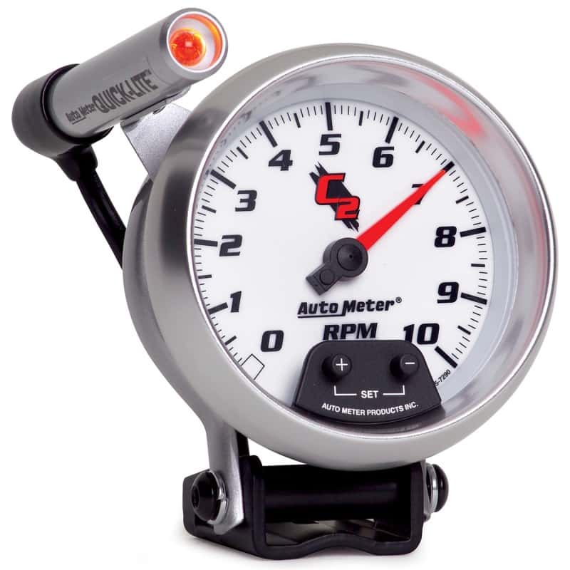 AutoMeter — Autometer C2 3 3/4 inch 10000RPM In-Dash Tachometer w/ Ext. Quick-Lite
TACH 3.75" 10K MM C2 - view 3