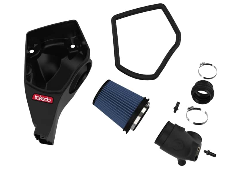 aFe — aFe 22-23 Kia Stinger L4 2.5L (t) Takeda Stage-2 Cold Air Intake System w/ Pro 5R Filter
Takeda Intake System - view 2