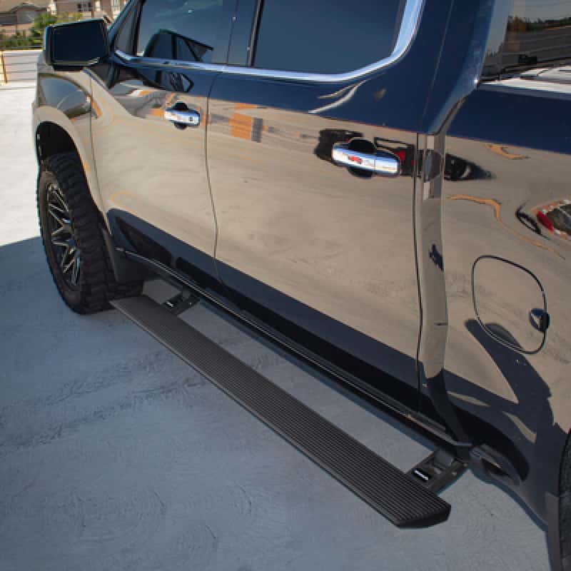 Go Rhino — RealTruck 19-25 Chevy Silverado 1500 CC 4dr VoltStep Electric Running Board Kit - Tex. Blk
VoltStep Elec. Board - view 2