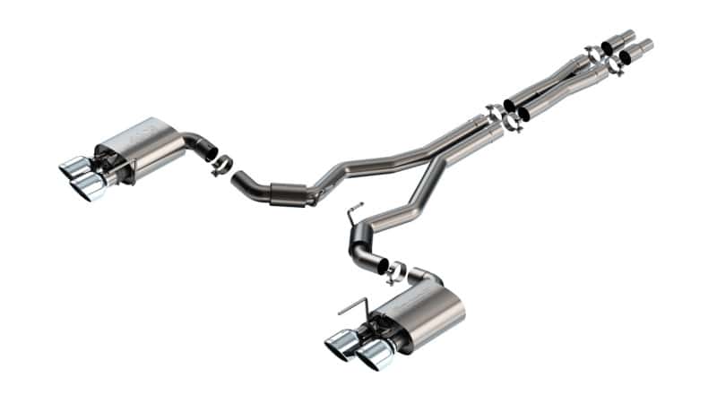 Borla — Borla 2024 Ford Mustang Dark Horse 5.0L V8 w/ Active Exhaust S-Type Cat-Back Exhaust System
Cat-Back System - view 1