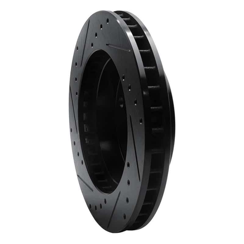 R1 Concepts — R1 94-99 Dodge Ram 1500 Pickup Front Right Drilled & Slotted Black Brake Rotor
R1 Brake Rotor Drill - view 4