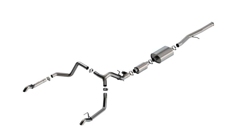 Borla — Borla 2024 Chevrolet/GMC 1500 ZR2 & AT4X 6.2L V8 4WD 4DR S-TYPE Catback Exhaust w/ Turndown Tips
Cat-Back System - view 1