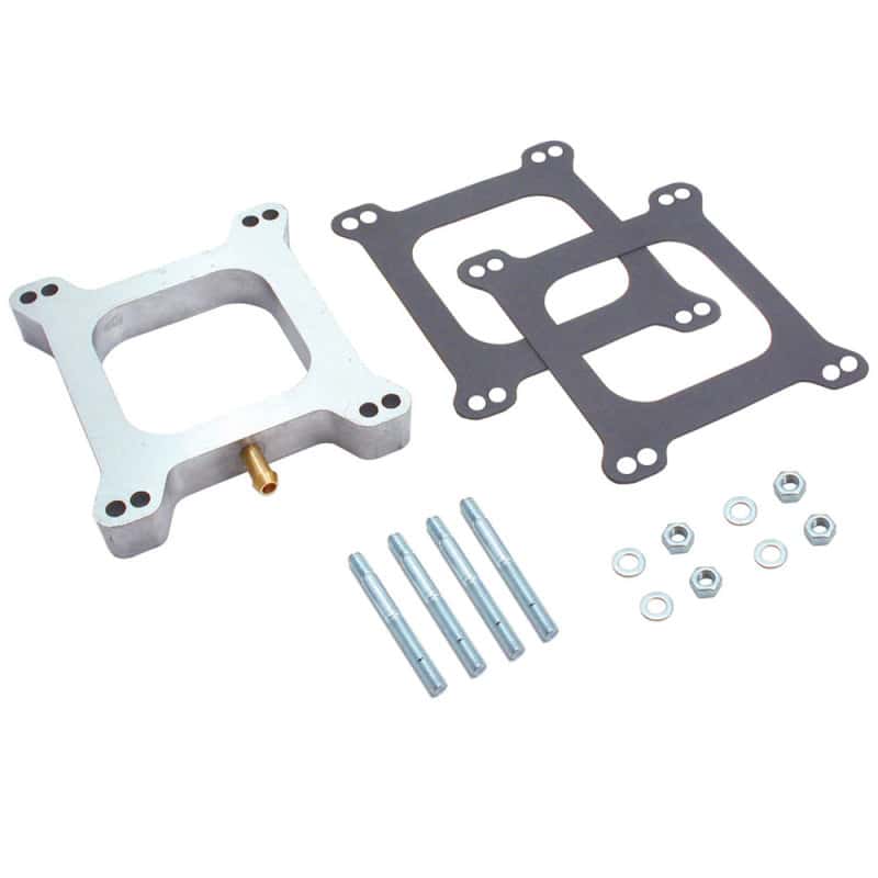 Spectre — Spectre Carburetor Spacer - 1in. Open w/Tube Aluminum - view 2
