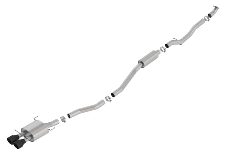 Borla — Borla 17-19 Honda Civic SI 1.5L Turbo MT S-Type 2.75in Cat-Back Exhaust Ceramic Black Tip
Cat-Back System - view 1