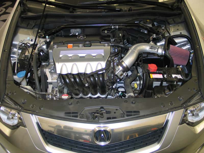 K&N Engineering — K&N 09 Acura TSX 2.4L Silver Typhoon Intake
Performance Air Inta
Air Intake System - view 5