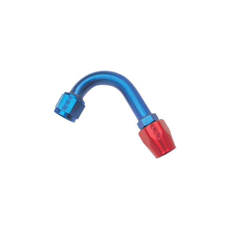 Russell — Russell Performance -6 AN Red/Blue 120 Degree Full Flow Hose End (1in Centerline Radius)
Hose Fitting - view 2