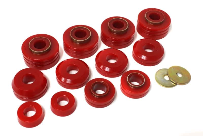 Energy Suspension — Energy Suspension Ford 4Wd Body Mounts - Red
BodyMntBshKt - view 2