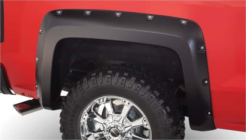 Bushwacker — Bushwacker 14-18 Chevy Silverado 1500 Fleetside Pocket Style Flares 4pc - Black
FF Pocket Style 4Pc - view 7