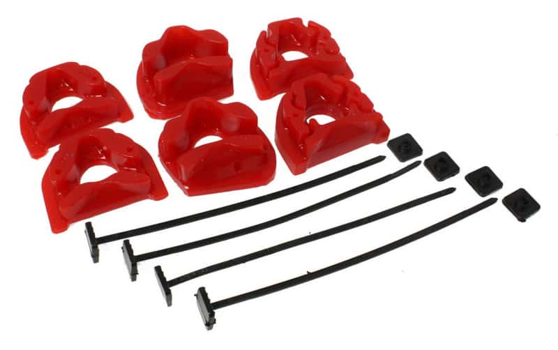 Energy Suspension — Energy Suspension 94-01 Acura Integra / 99-00 Honda Civic Si (Manual Transmission) Red Motor Mount I
Motor Mount - view 3