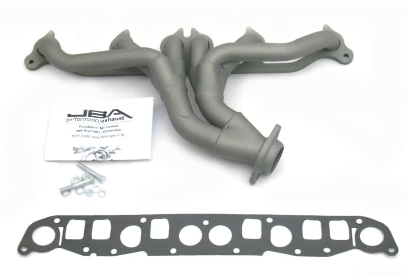 JBA — JBA 91-99 Jeep 4.0L 1-1/2in Primary Ti Ctd Cat4Ward Header
Exhaust Header - view 1