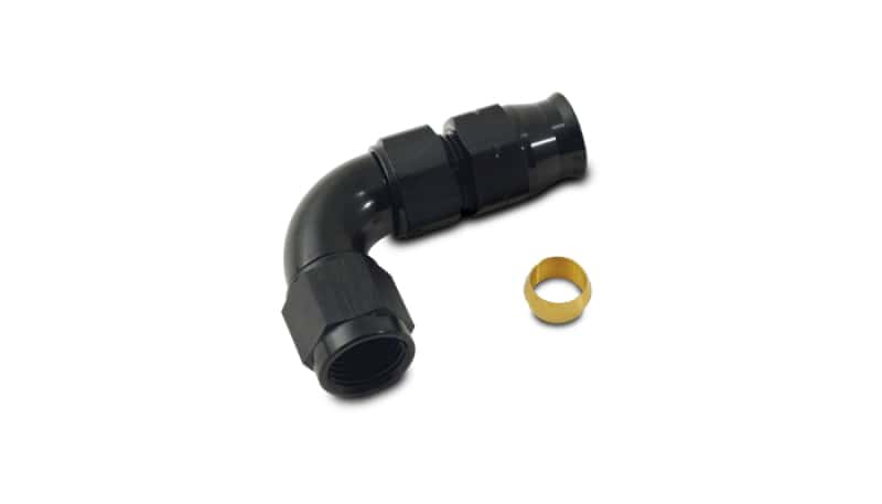 Vibrant — Vibrant 90 Deg 5/16in Tube to Female -6AN Adapter (w/ Olive Inserts)
-6ANFM-5/16"Tube90Dg - view 2