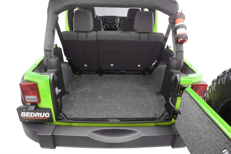 BedRug — BedRug 07-10 Jeep JK Unlimited 4Dr Rear 5pc Cargo Kit (Incl Tailgate & Tub Liner)
JBR 07-10 JKU CARGO - view 4