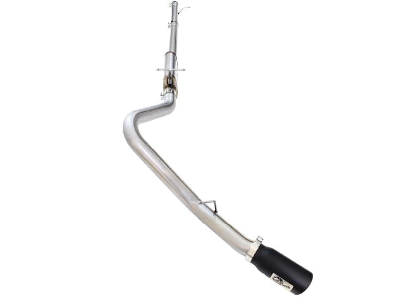 aFe — aFe MACHForce XP Exhaust 3in-3.5in SS Single Side Ext CB w/ Black Tip 99-04 Ford F150 V8 5.4L/6.8L
Cat-Back Exhaust - view 2