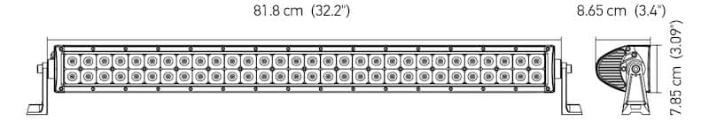 Hella — Hella Value Fit Sport 32in - 180W LED Light Bar - Dual Row Combo Beam - view 21