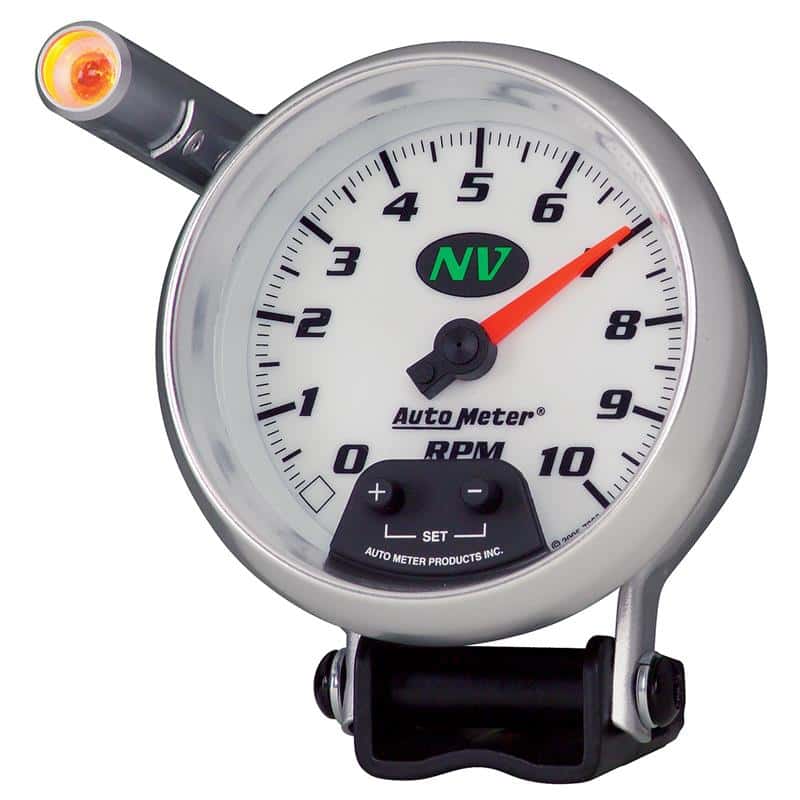 AutoMeter — Autometer Quick Lite 3 3/4in 10k RPM Pedestal Tachometer w/ ext.
3-3/8" TACH, 10,000 - view 2