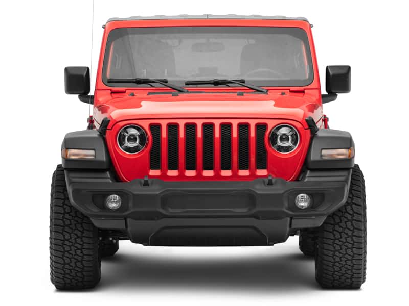 Raxiom — Raxiom 18-22 Jeep Wrangler JL/ JT 9-Inch LED Headlights w/ DRL and Halo- Black Housing (Clear Lens)
Headlights - view 11