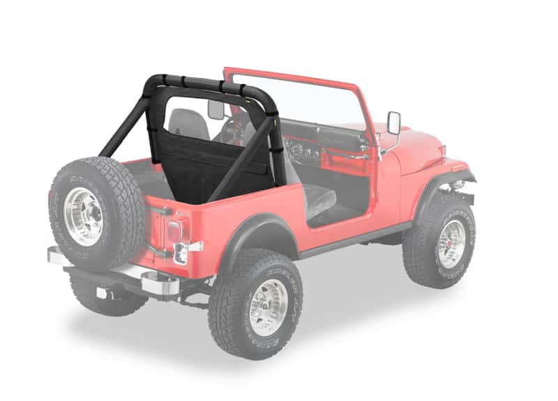 Bestop — Bestop Jeep 80-83 Cj5 / 80-86 Cj7 / 87-95 Wrangler YJ Windjammer (Black Crush)
Windjammer - view 1