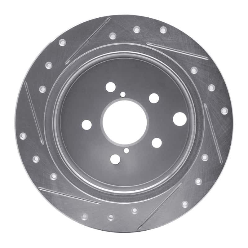 R1 Concepts — R1 12-23 Subaru Impreza Rear Right Drilled & Slotted Silver Brake Rotor
R1 Brake Rotor Drill - view 5