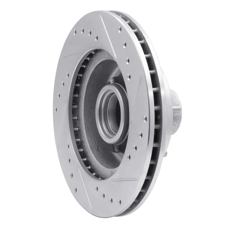 R1 Concepts — R1 1978-1990 Buick Skylark Front Left Drilled & Slotted Silver Brake Rotor
R1 Brake Rotor Drill - view 4