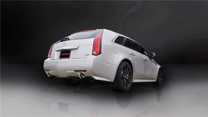 CORSA Performance — Corsa 2011-2014 Cadillac CTS Wagon V 6.2L V8 Polished Sport Axle-Back Exhaust
Exhaust - view 2