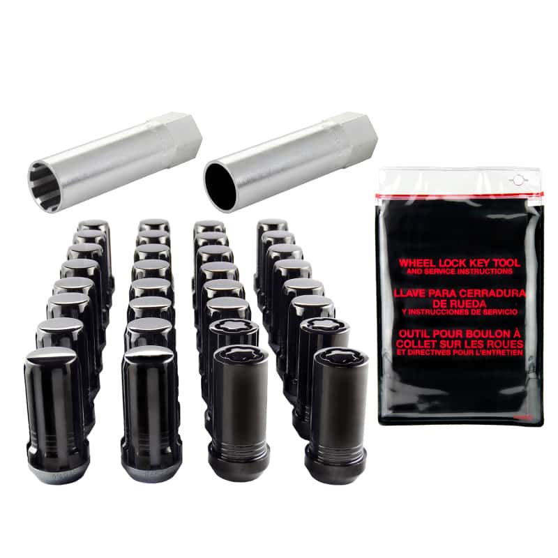 McGard — McGard SplineDrive Tuner 8 Lug Install Kit w/Locks & Tool (Cone) M14X1.5 / 1in. Hex - Blk - view 5