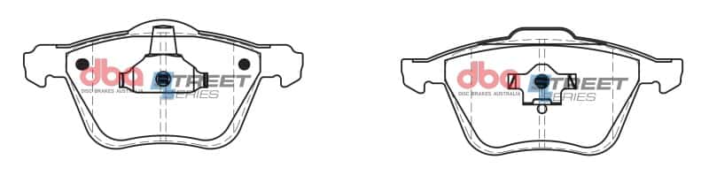 DBA — DBA 03-14 Volvo XC90 (w/316mm Front Rotor) Front Street Series Brake Pads
Brake Pad - view 2