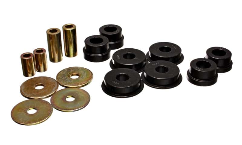 Energy Suspension — Energy Suspension 03-05 Mitsubishi Lancer EVO 8 Black Rear Differential / Mustache Bar Bushing Set
Differential Bushing - view 1