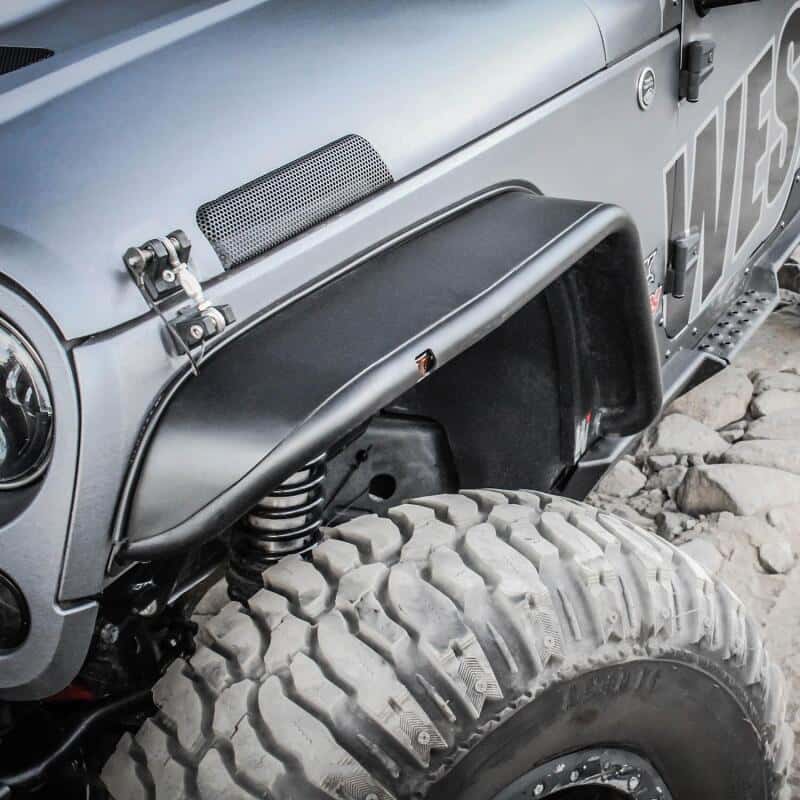 Westin — Westin/Snyper 07-17 Jeep Wrangler Tube Fenders - Front - Textured Black
Fender - view 6