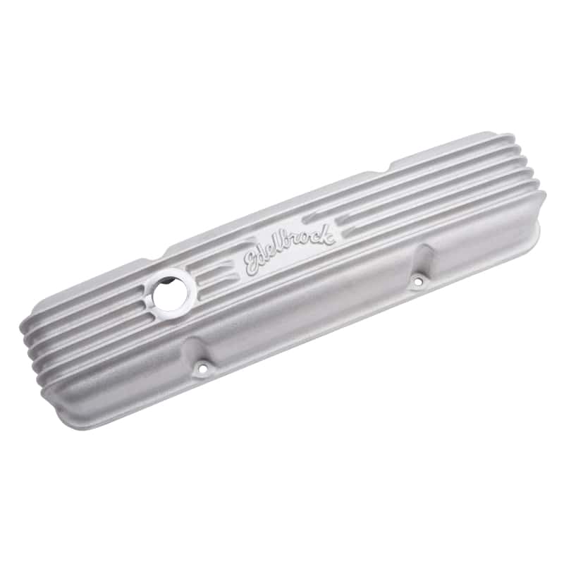 Edelbrock — Edelbrock Valve Cover Classic Series Chevrolet 1959-1986 262-400 CI V8 w/ Breather Holes Satin
ELITE - view 9