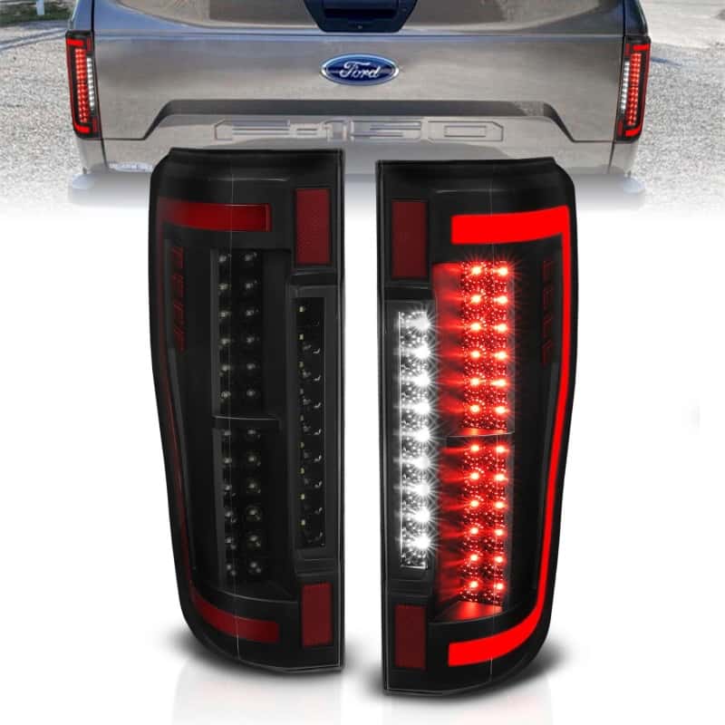 ANZO — FORD F250/ F350/ F450 17 UP L.E.D T.L BLACK HOUSE SMOKE LEN
ANZO 2017+ Ford F-250 LED Taillights - Black/Smoke
Tail Light Set
TailLightSet - view 2