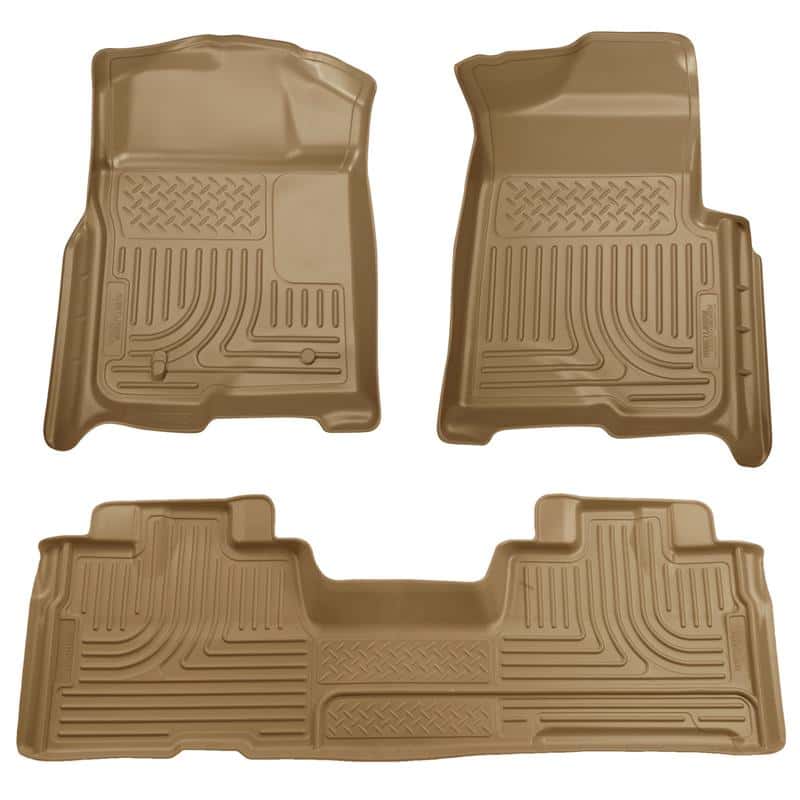 Husky Liners — Husky Liners 09-12 Ford F-150 Super Cab WeatherBeater Combo Tan Floor Liners
Floor Liners - view 2