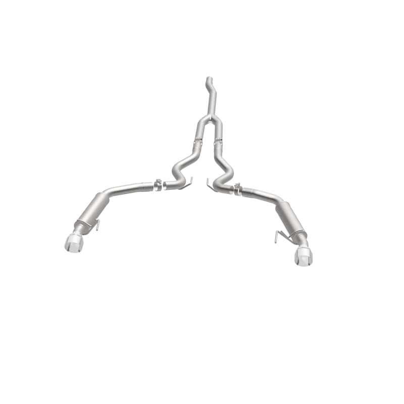 Magnaflow — MagnaFlow Cat-Back 15-16 Ford Mustang 2.3L L4 Competition SS 3in Dual Split Rear 4.5in Black Tips
Cat-Back - view 22