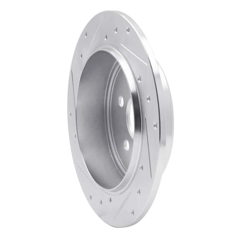 R1 Concepts — R1 95-03 Chrysler PT Cruiser Rear Right Drilled & Slotted Silver Brake Rotor
R1 Brake Rotor Drill - view 4