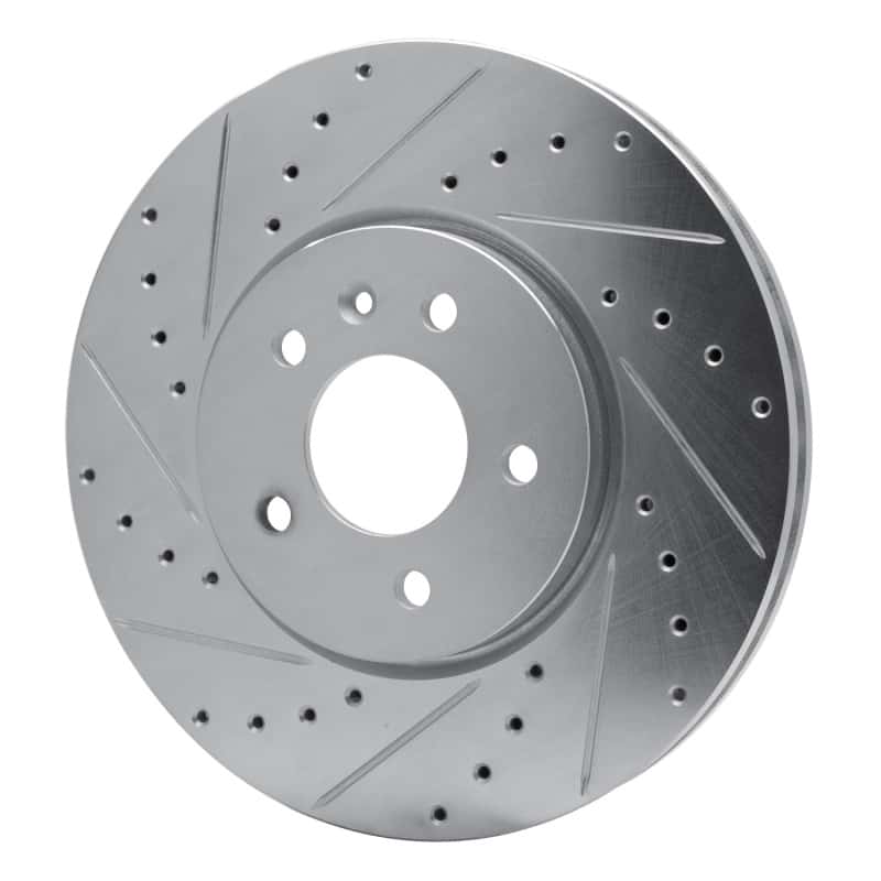 R1 Concepts — R1 14-19 Buick CASCADA Front Left Drilled & Slotted Silver Brake Rotor
R1 Brake Rotor Drill - view 2