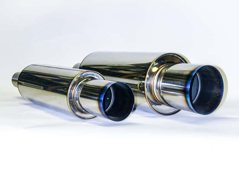 HKS — HKS Universal Stainless Hi Power 170mm Titanium Muffler - view 1