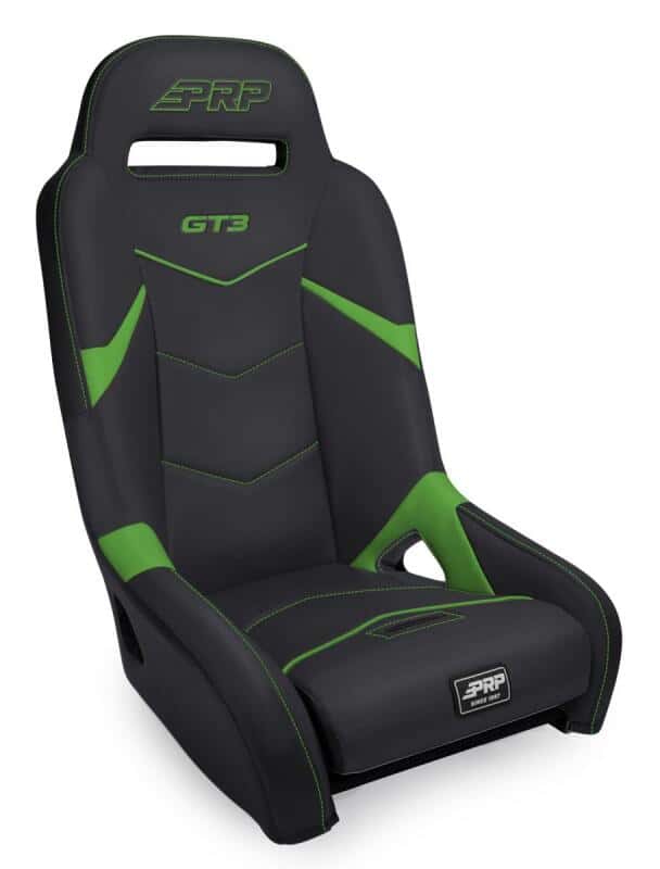 PRP Seats — PRP GT3 Suspension Seat - Black/Green - view 1